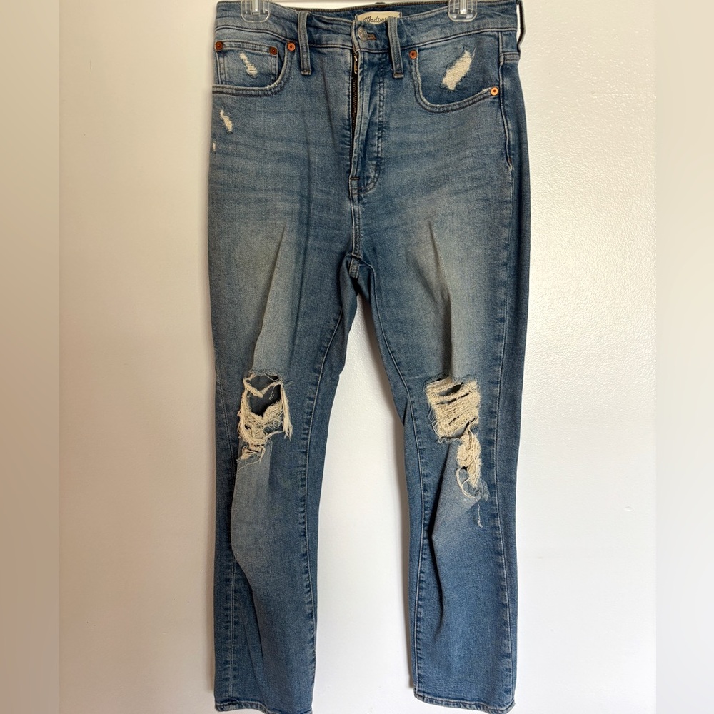 Madewell Perfect Vintage Jean - distressed